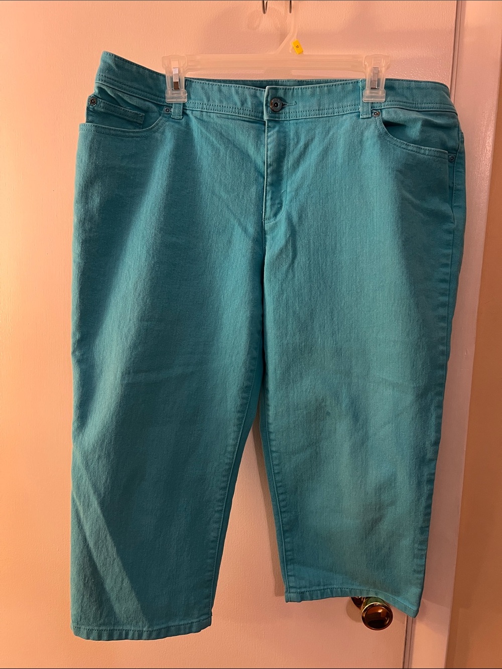 Chico’s Women’s Teal Crop Jeans - Comfortable Everyday Fit